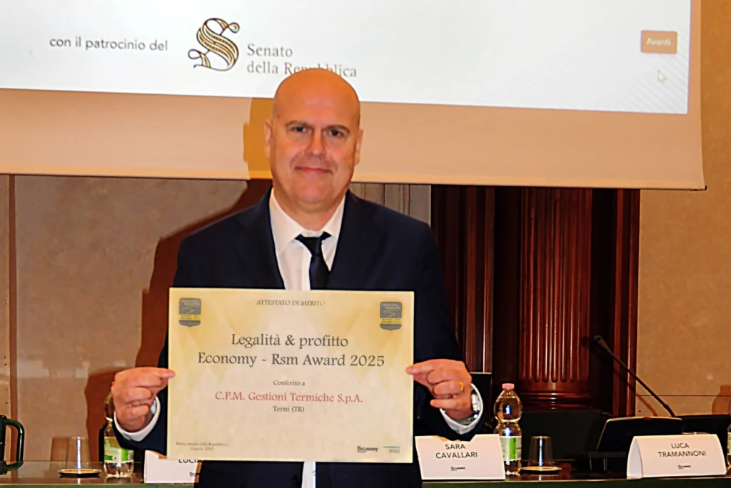 “Legalità e Profitto”: CPM Spa tra le 100 PMI premiate per etica e crescita