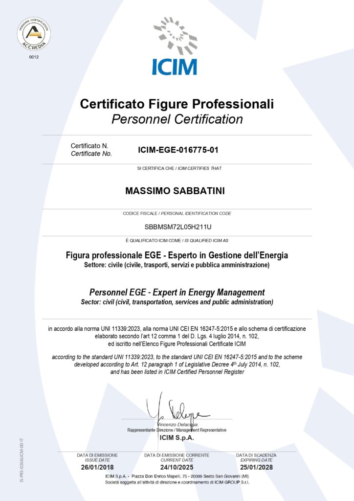 Figure Professionali Certificazione EGE