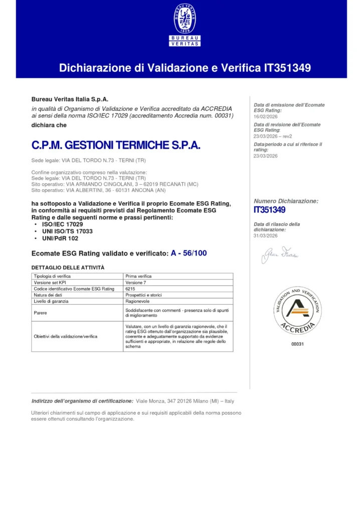 Ecomate ESG Rating